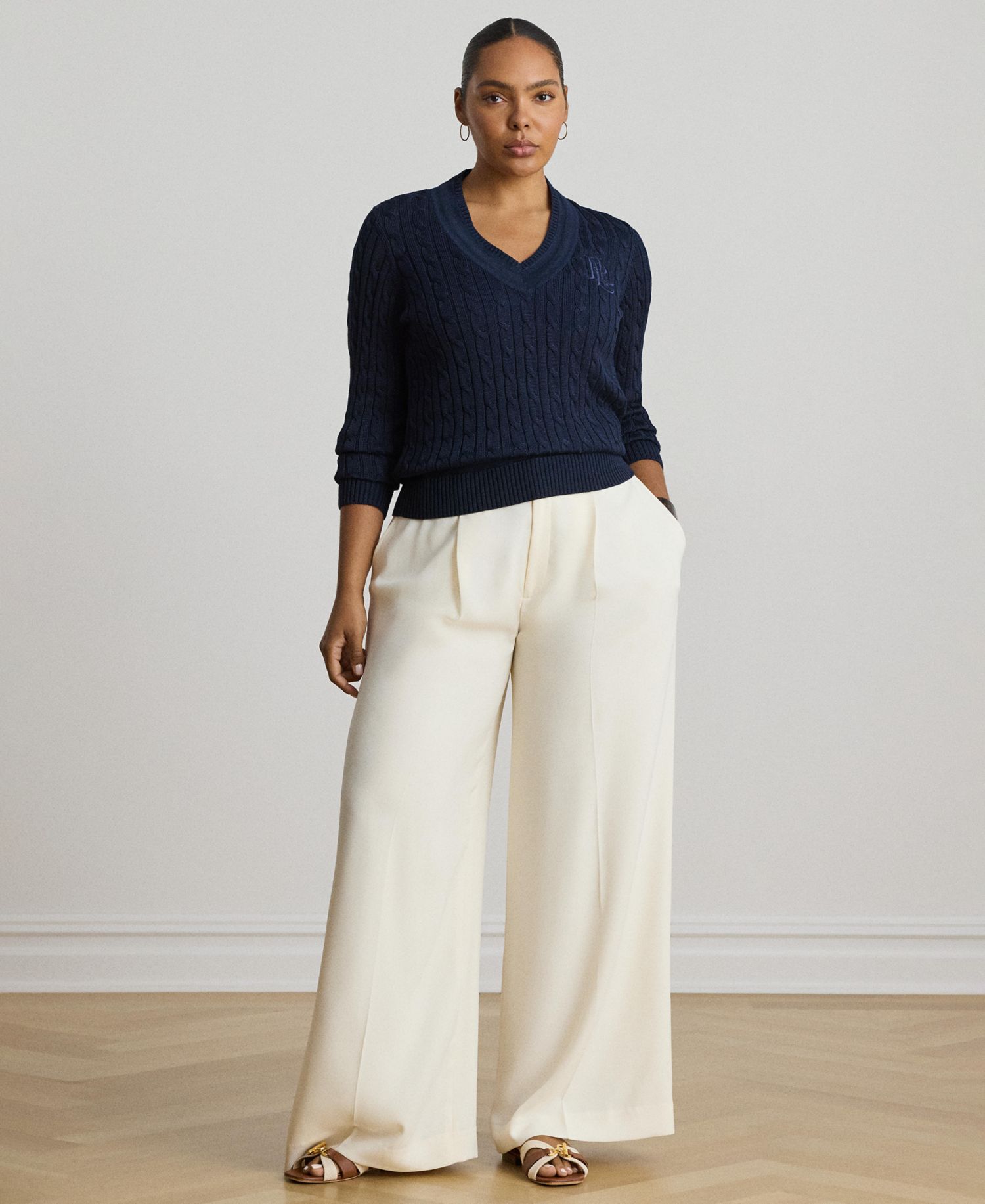 Women's High-Rise Wide-Leg Pants