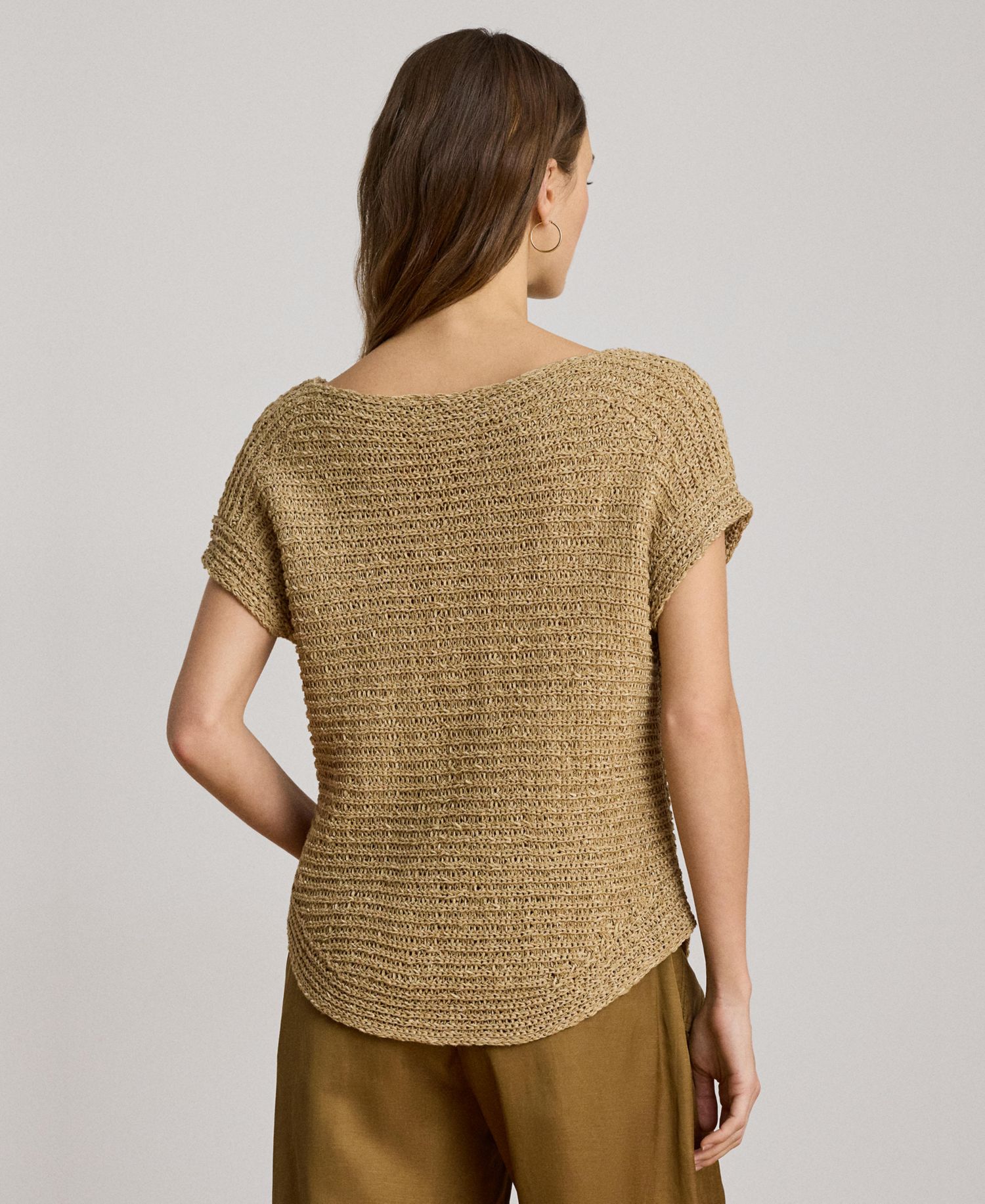 Women's Boat Neck Dropped Shoulder Sweater