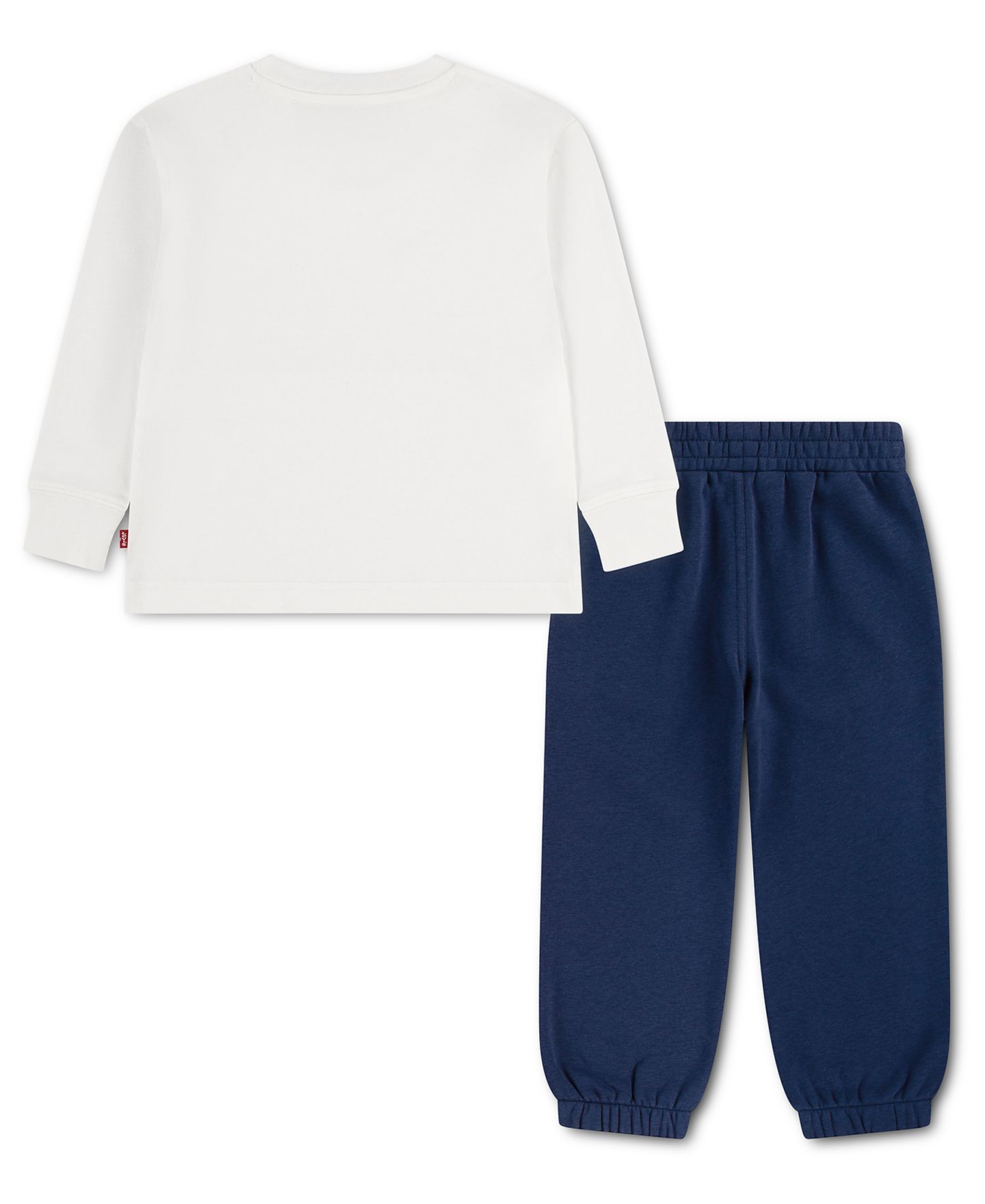 Детский комплект Levi's Downtown для мальчиков 2T-4T: свитшот и джоггеры, цвет: Levi's Egret — фото 2