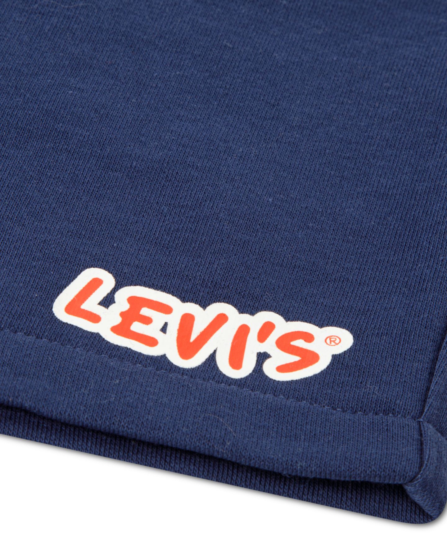 Детский комплект Levi's Hot Dog Truck для мальчиков 2T-4T: футболка и шорты, цвет: Зелёный / Синий шамбре — фото 5