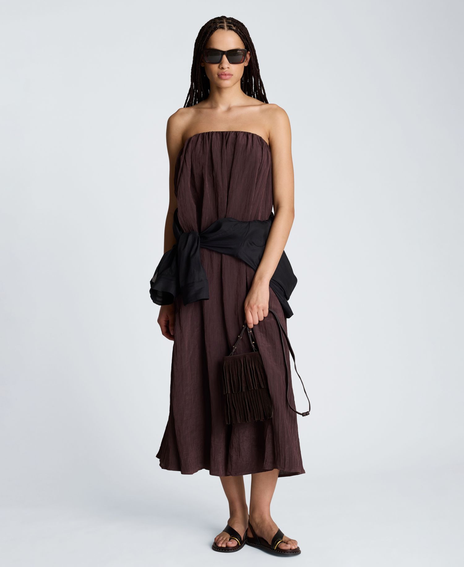Women's Strapless Maxi Dress