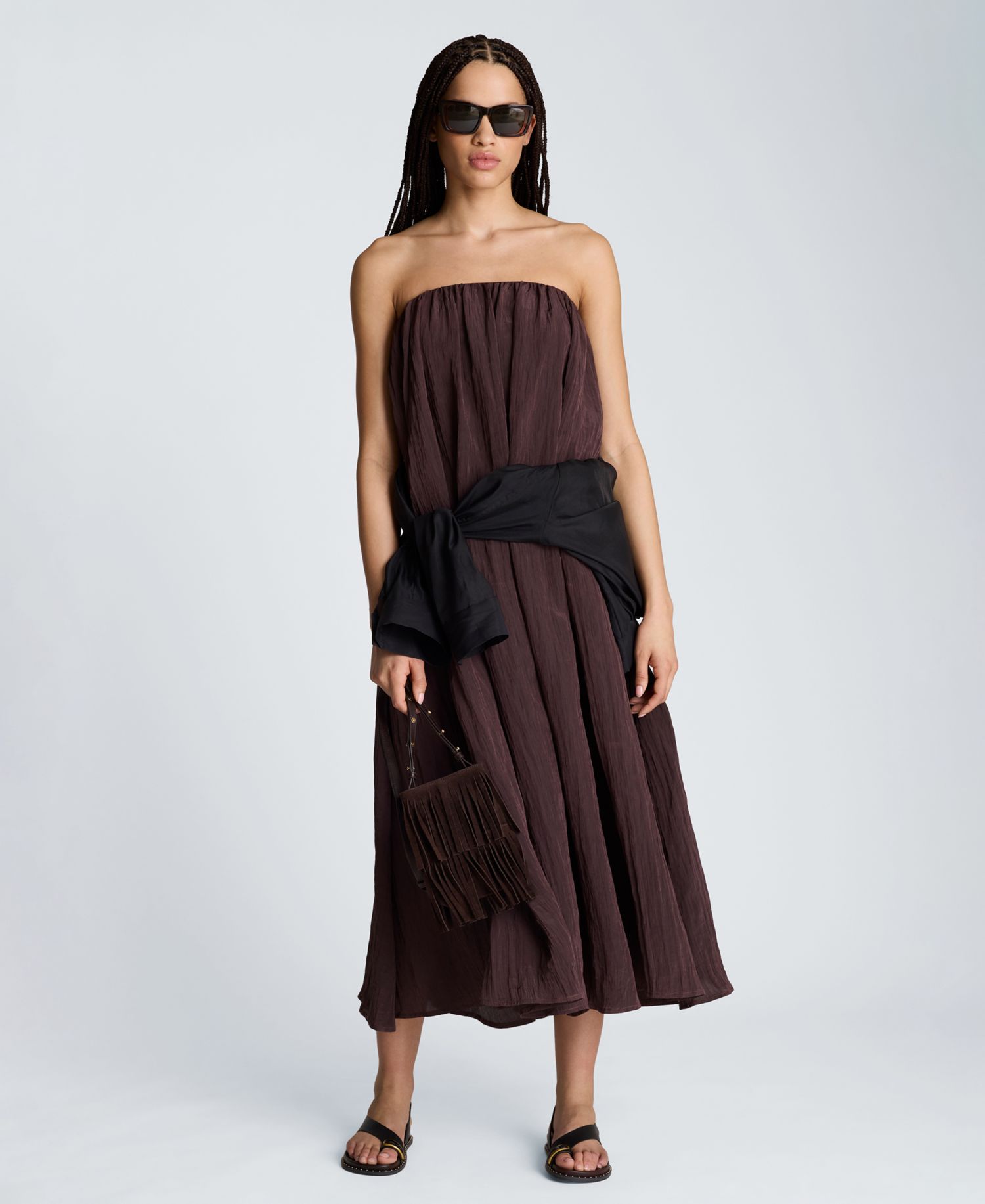 Women's Strapless Maxi Dress