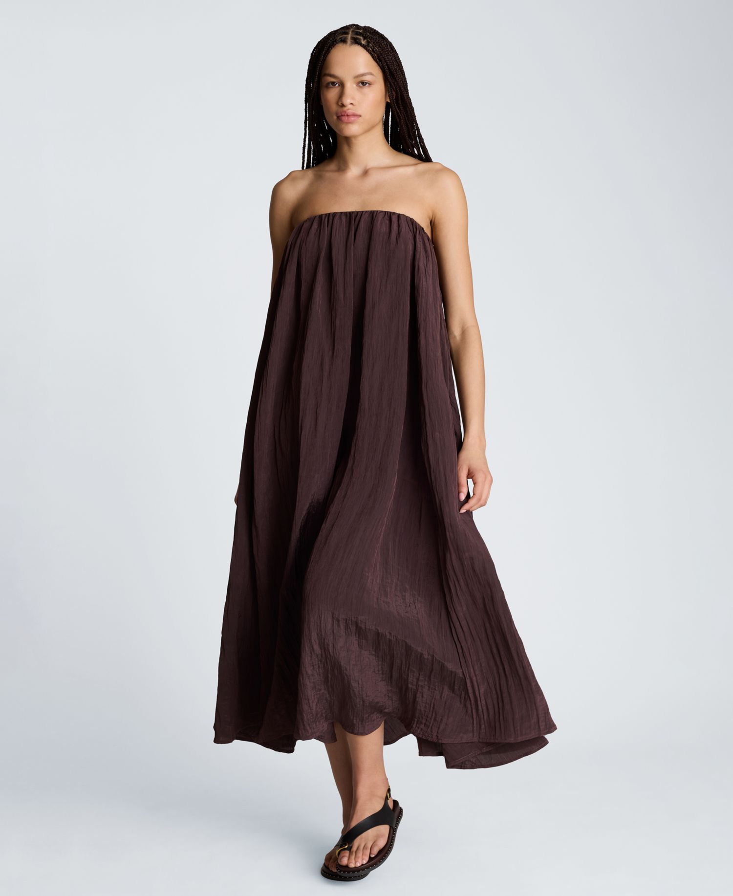 Women's Strapless Maxi Dress