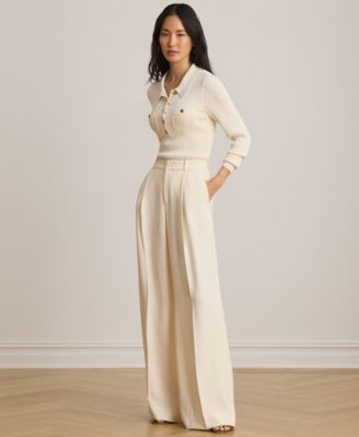 petite cream dress pants Ivory/Cream Petite Dress Pants & Trousers