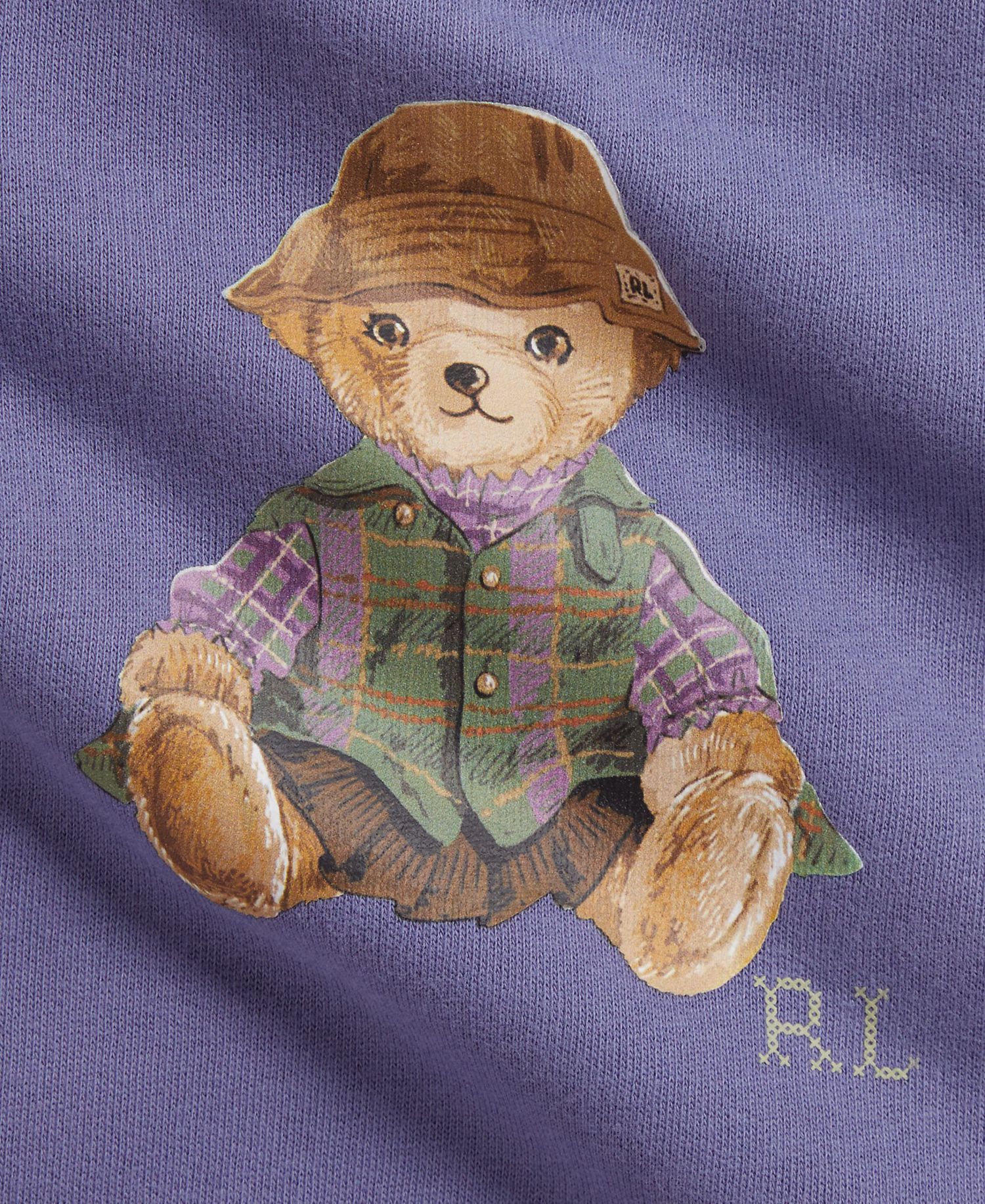 Baby Girls' Polo Bear Fleece Coverall