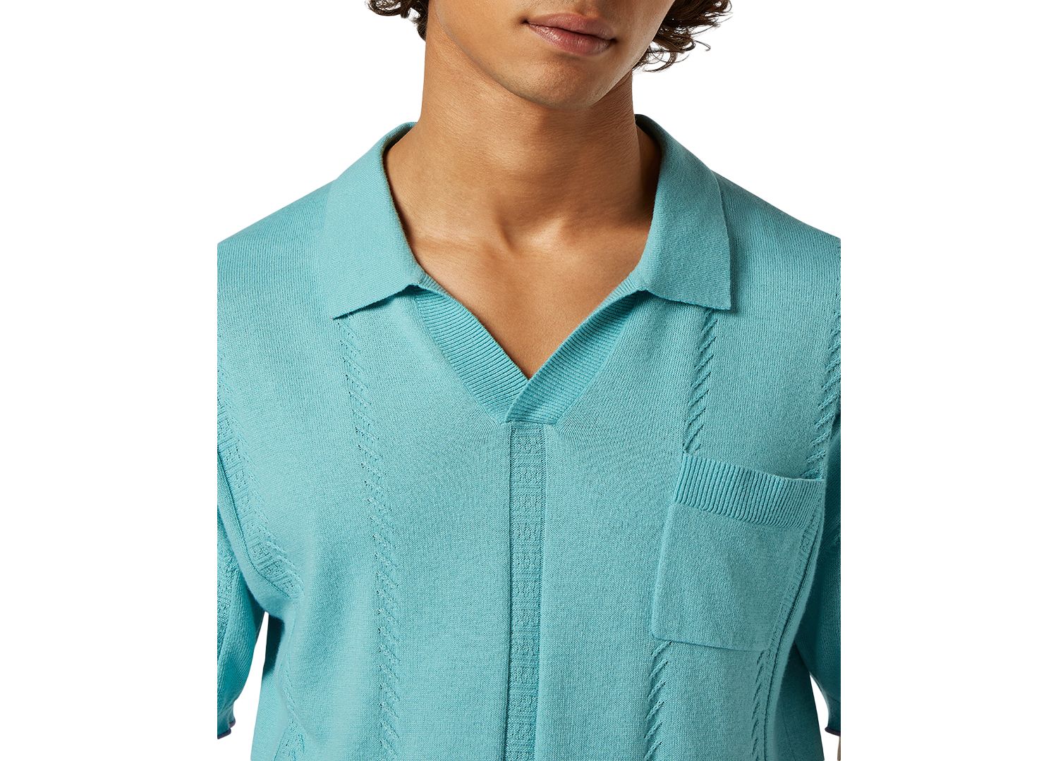 Men's Knit Polo Shirt