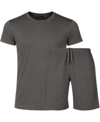 Men's Athletic T-Shirt and Shorts, 2-Piece Set   
