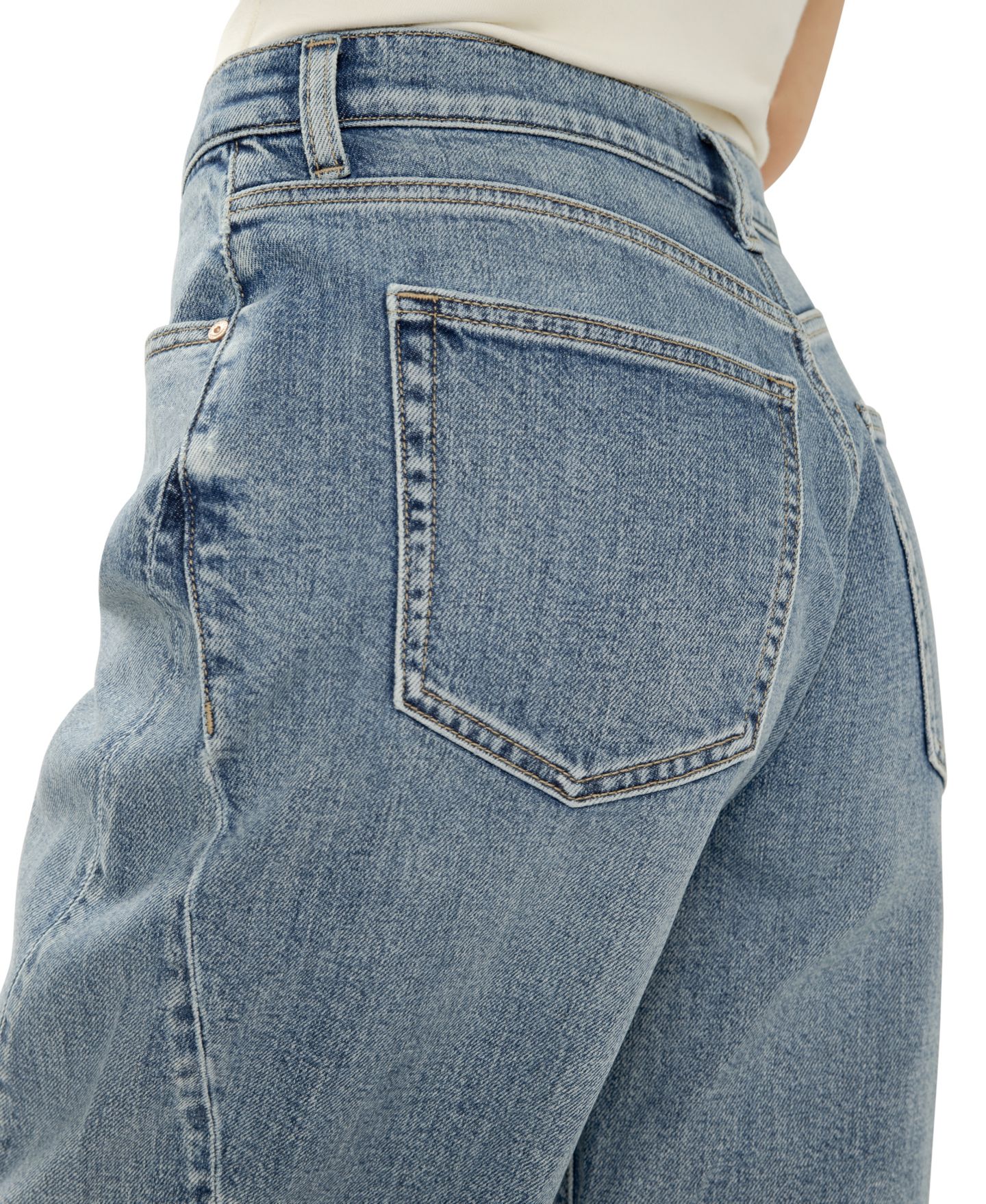 Женские шорты Silver Jeans Co. Barrel Mid-Rise, цвет: Morro — фото 3