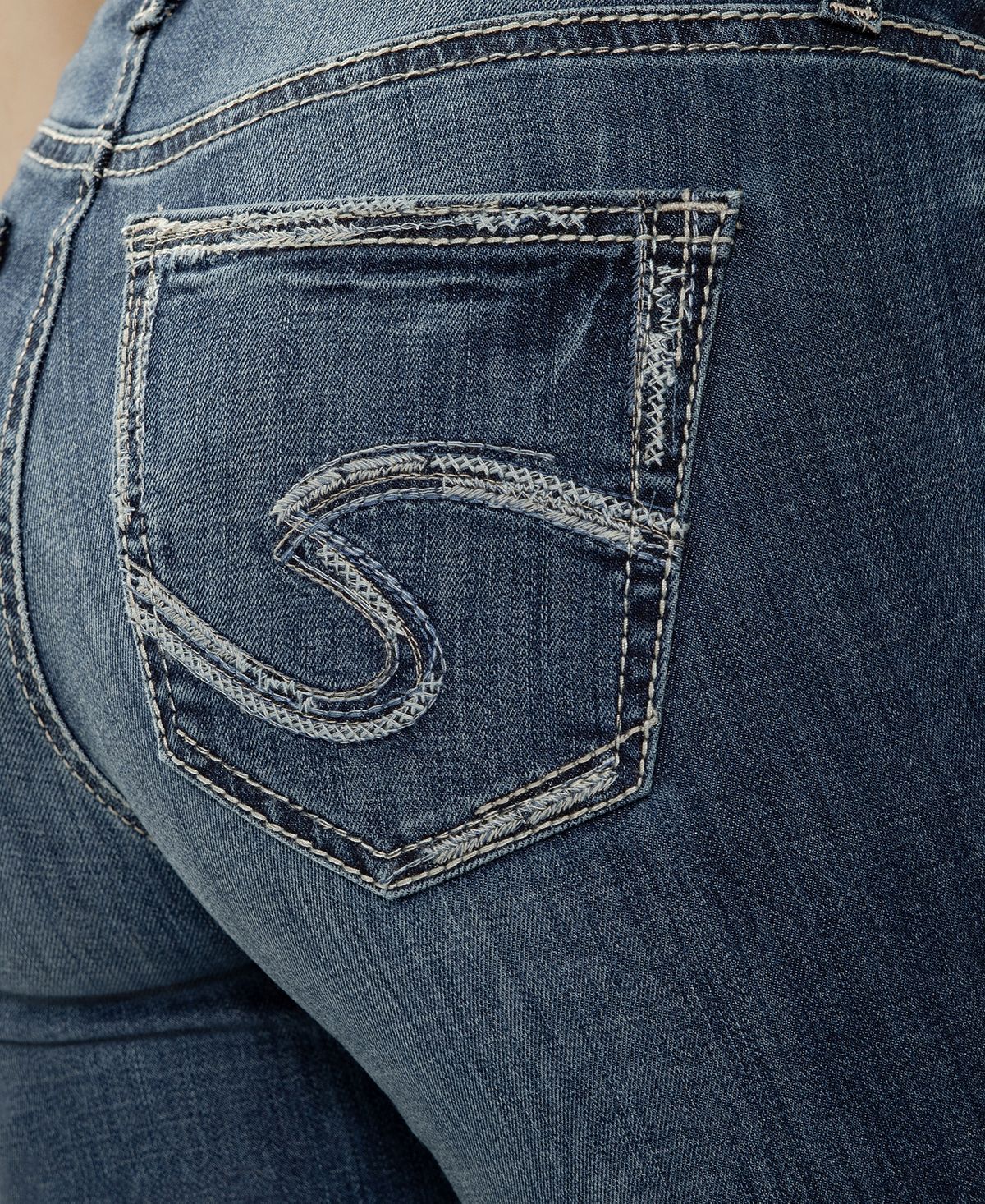Silver Jeans Co. Women's Suki Mid-Rise Bootcut Luxe Stretch Jeans view 8 — MAYCSS fashion products