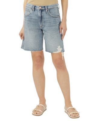 Women's Relaxed Bermuda Mid-Rise Shorts