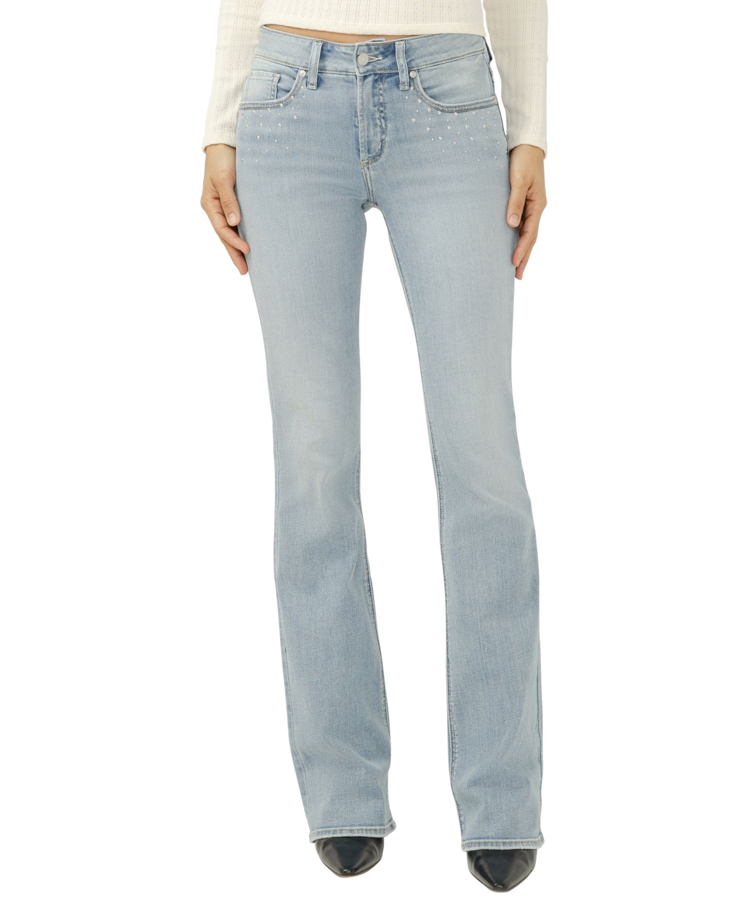 Women's Suki Mid-Rise Bootcut Luxe Stretch Jeans