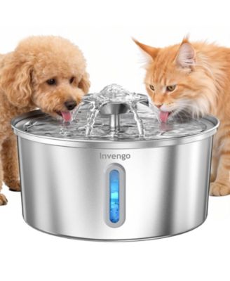 Cat Water Fountain Stainless Steel, Automatic, Ultra Quiet Pump,Easy to Clean