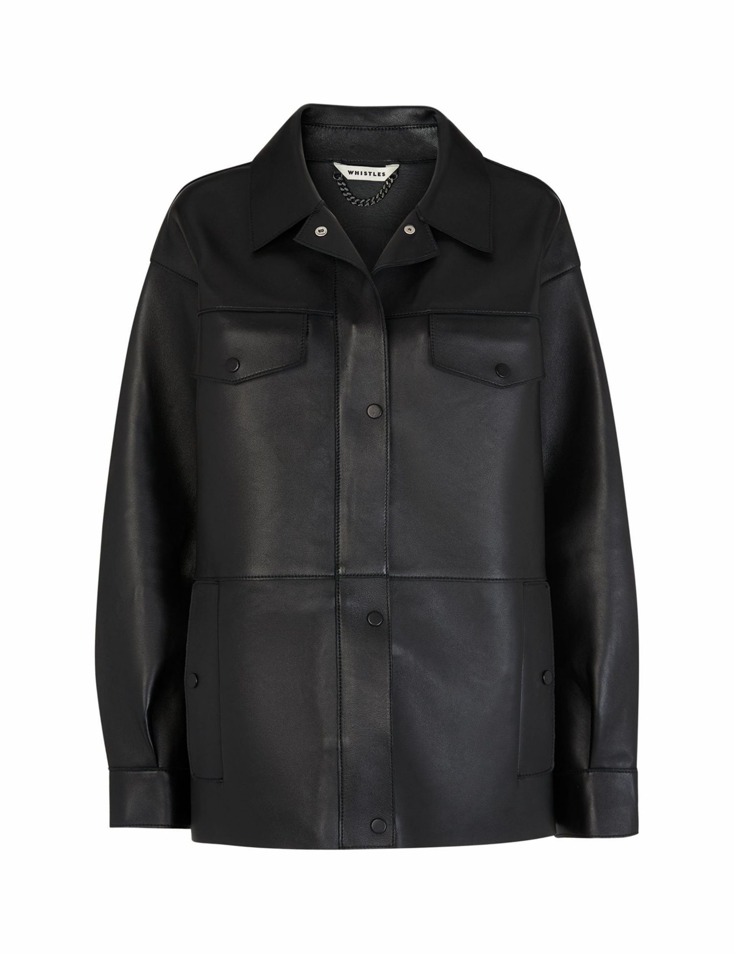 Women's Clean Bonded Leather Jacket