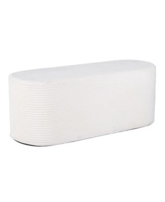 Modern Upholstered Ottoman Bench with High Density Sponge for Comfortable Seating-Beige