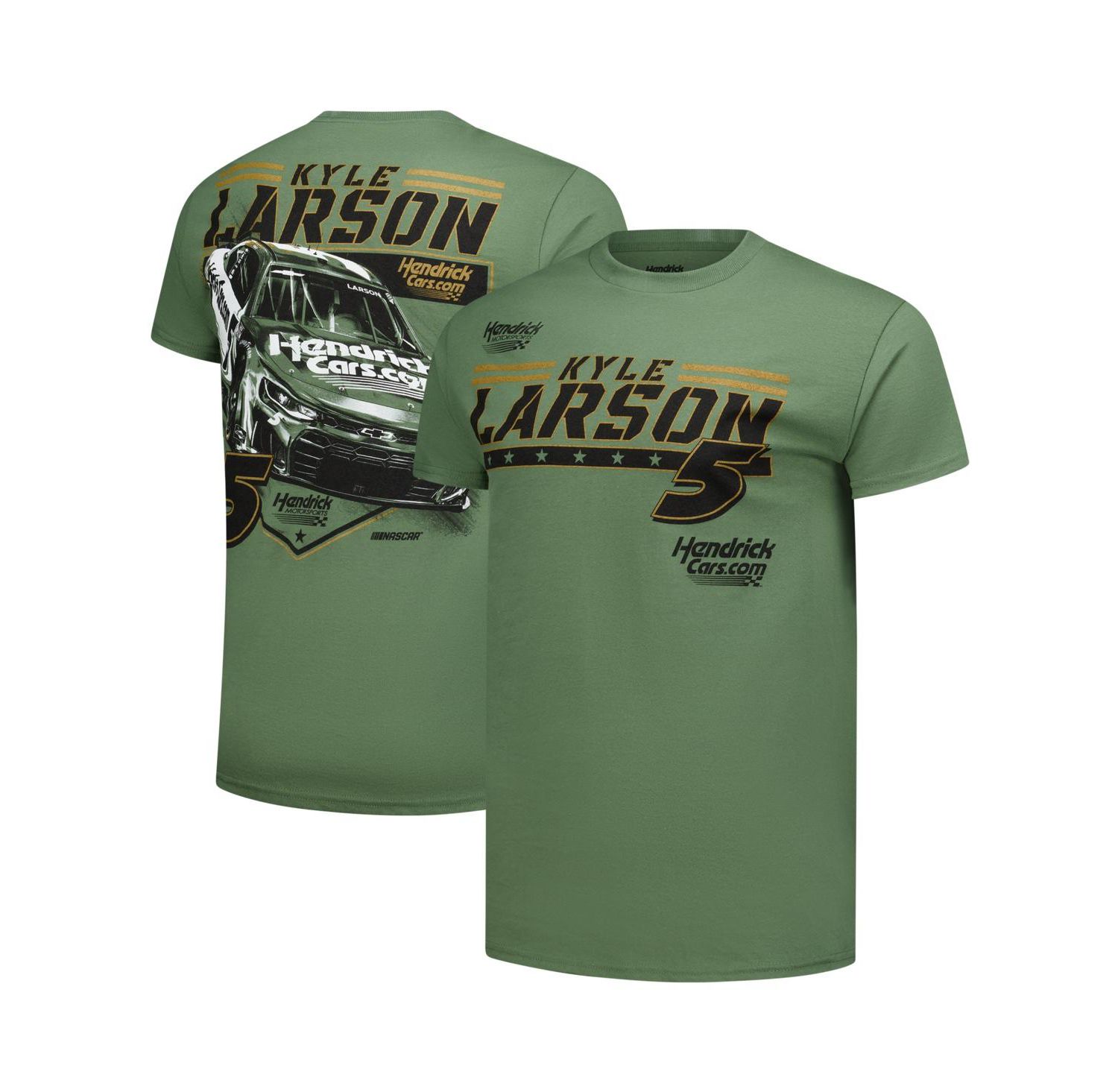 Men's Hunter Green Kyle Larson Crewneck T-Shirt