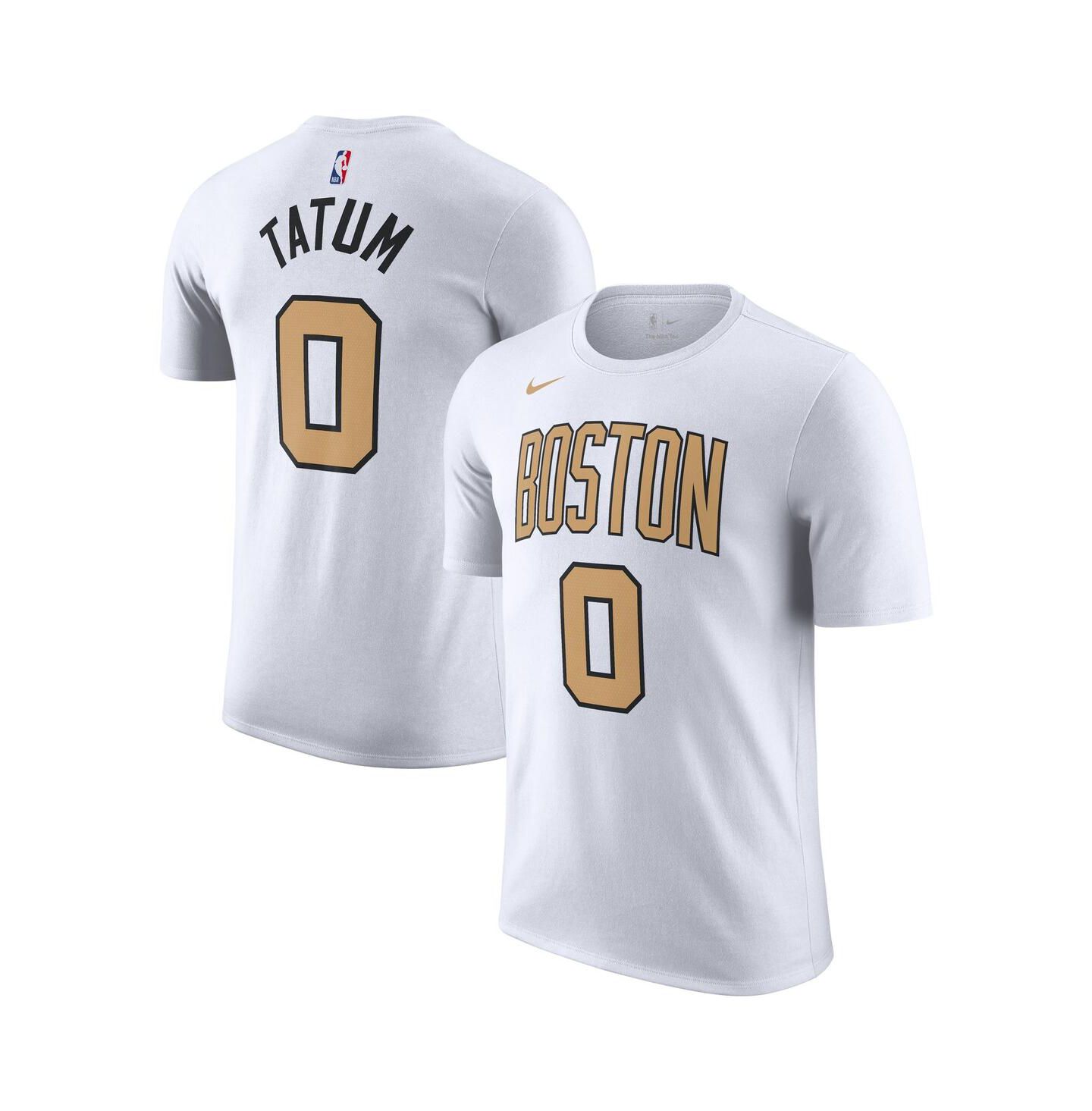 Футболка Nike Jayson Tatum White Boston Celtics 2025/26 City Edition Name & Number — фото 1