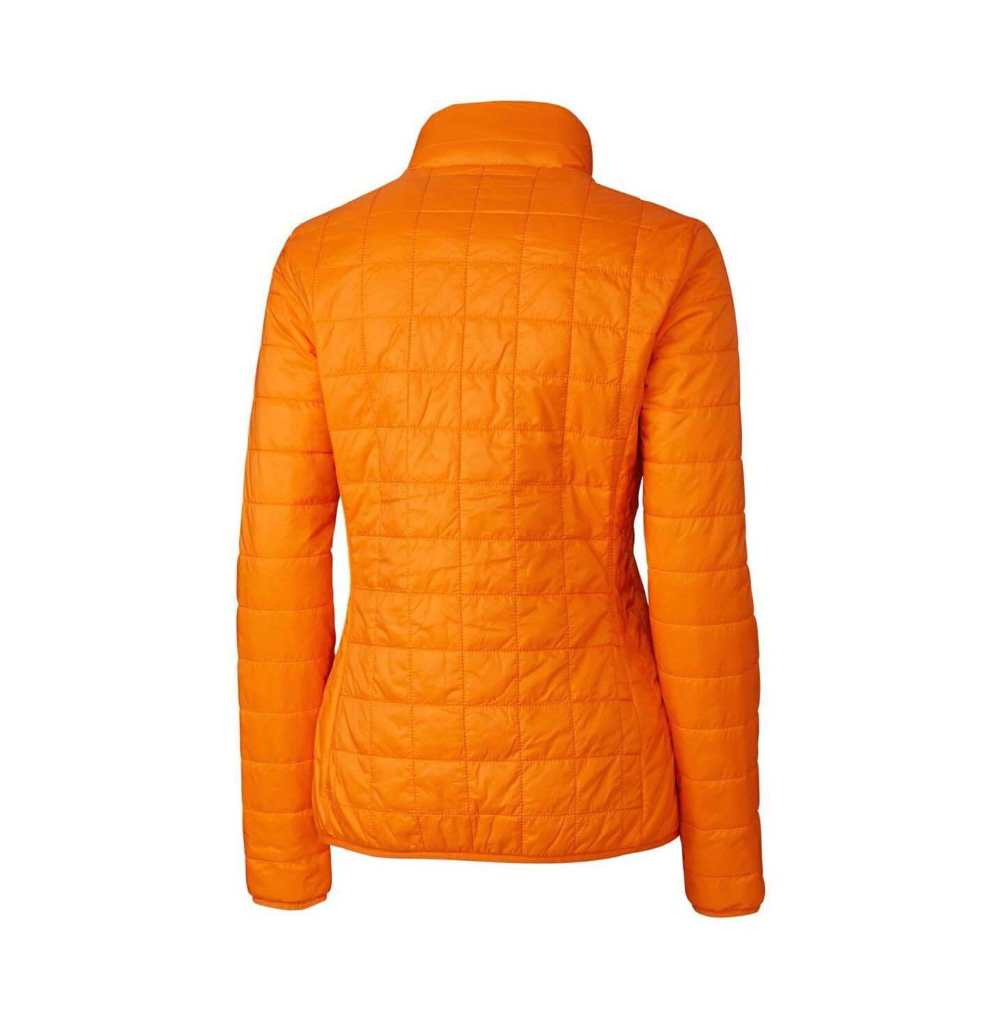 Женская куртка Cutter & Buck Orange Detroit Tigers Rainier PrimaLoft Eco Full-Zip Puffer — фото 3