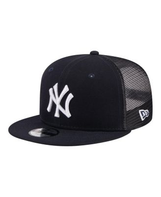 Big Boys and Girls Navy New York Yankees 9FIFTY Trucker Snapback Hat
