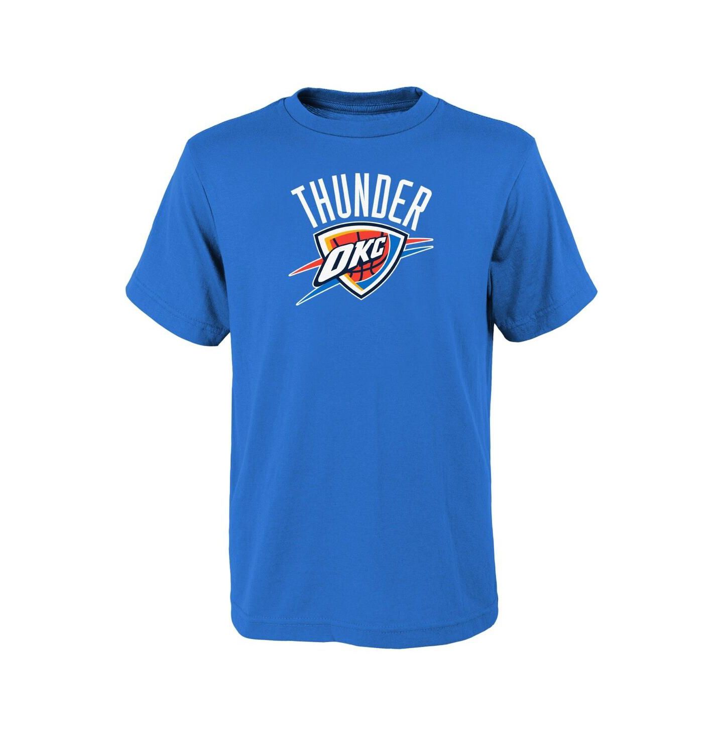 Детская футболка Outerstuff Blue Oklahoma City Thunder Primary Logo — фото 1