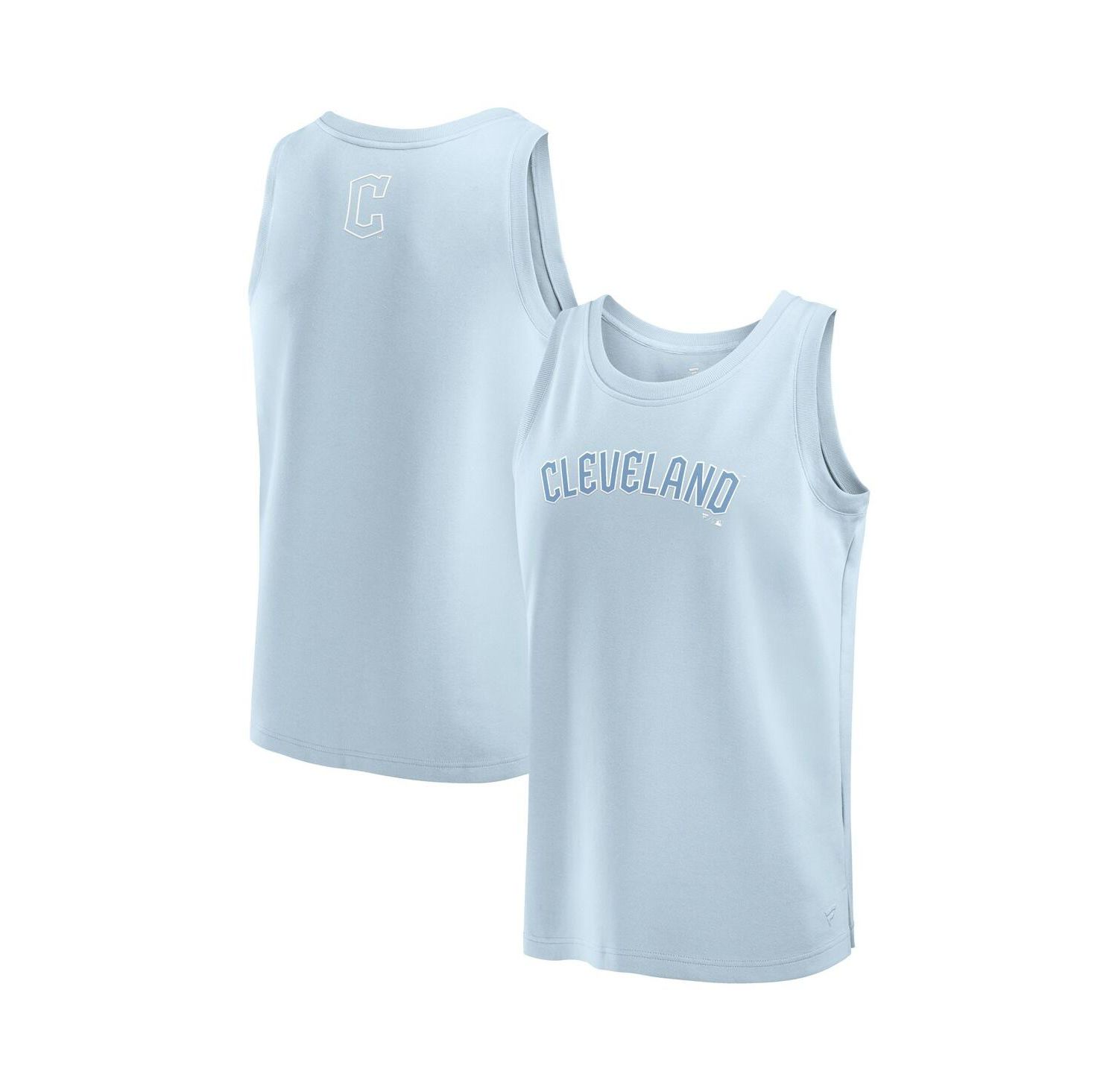 Men's Light Blue Cleveland Guardians Elements Tank Top