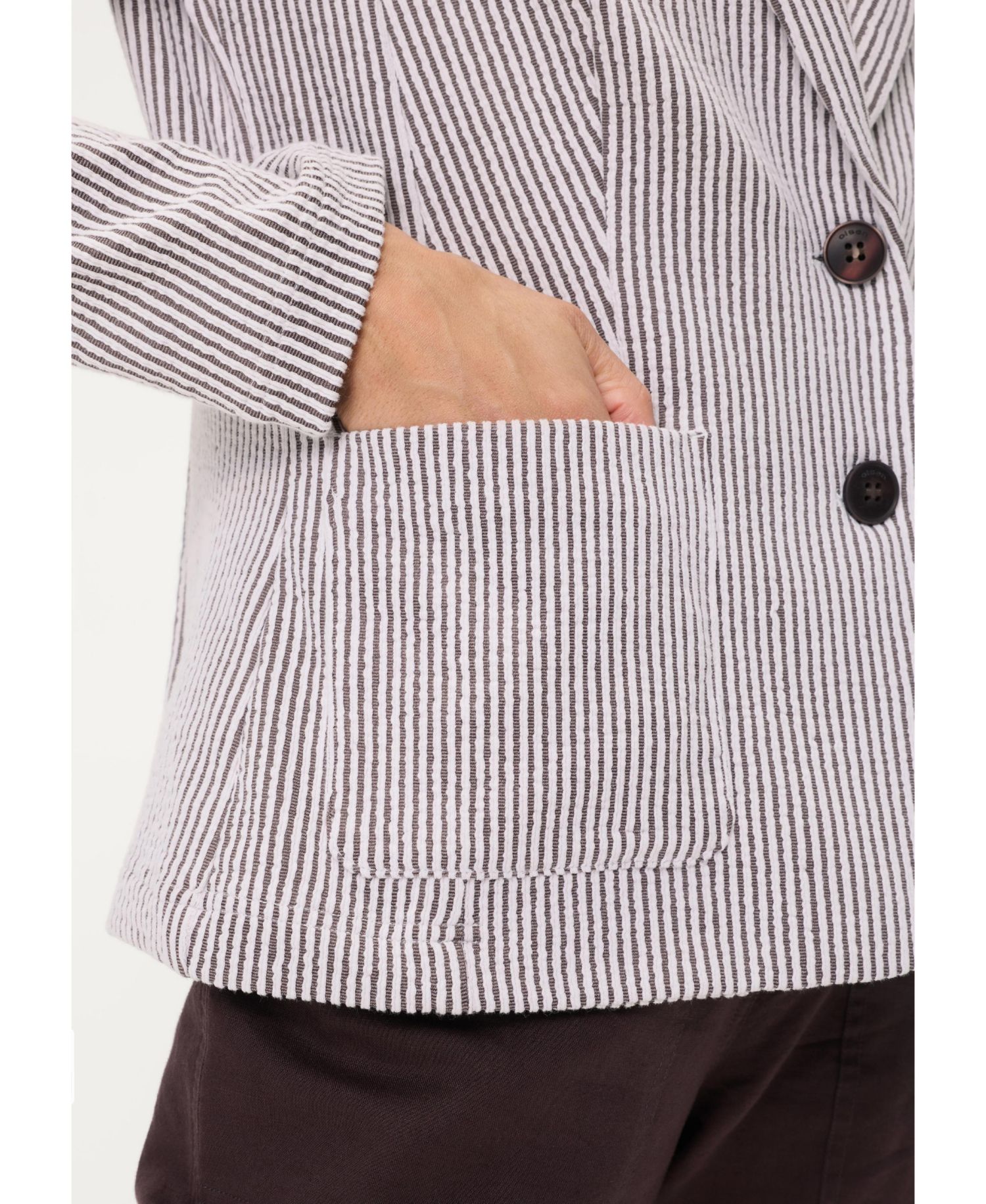 Women's Seersucker Blazer