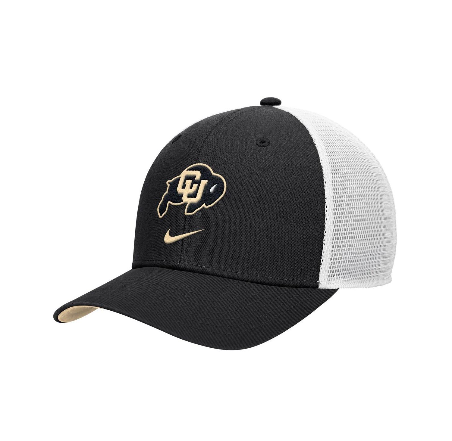 Men's Black Colorado Buffaloes Rise Trucker Dri-FIT Adjustable Hat