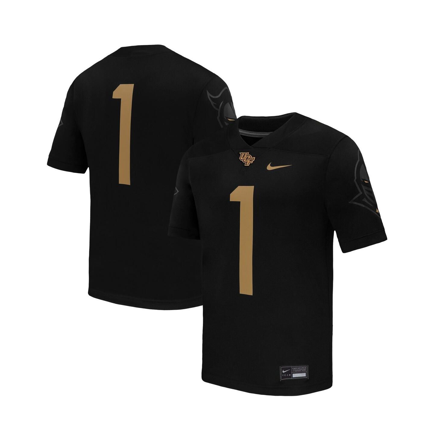 Мужской топ Nike 1 Black UCF Knights Alternate Game Football Jersey — фото 1
