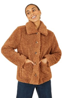 Women's Short Teddy Bear Jacket