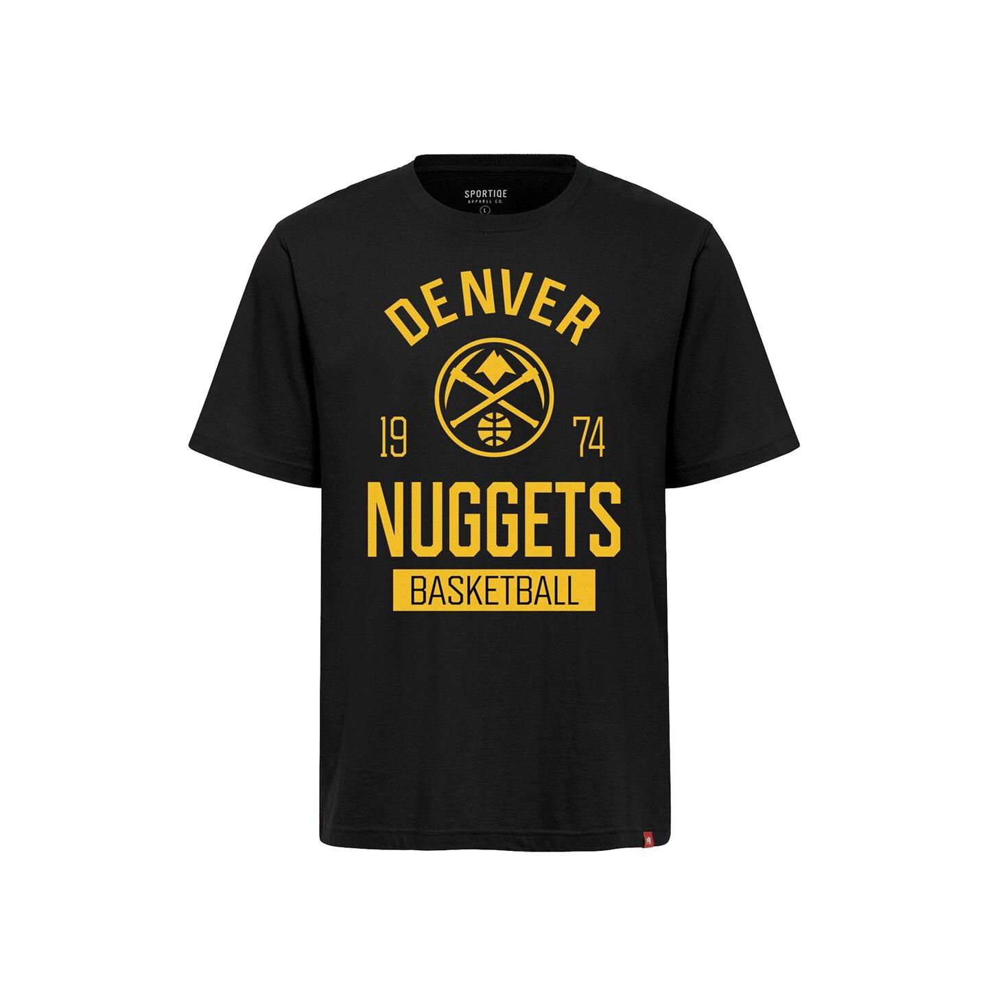 Футболка Sportiqe Black Denver Nuggets Duke Premium — фото 2