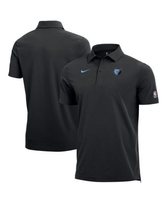 Men's Black Memphis Grizzlies 2025/26 Authentic Dri-FIT Coaches Polo Shirt