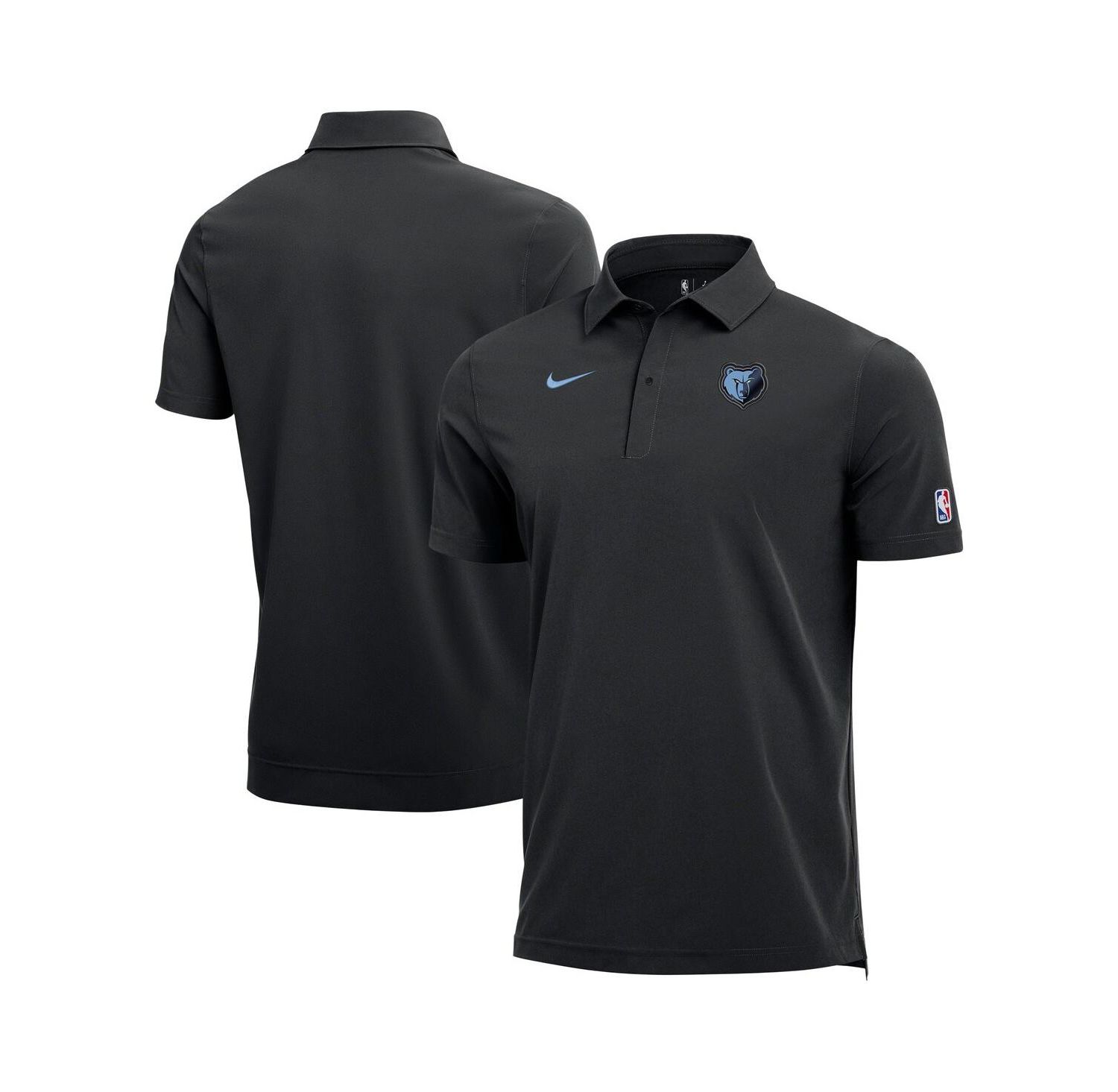 Men's Black Memphis Grizzlies 2025/26 Authentic Dri-FIT Coaches Polo Shirt