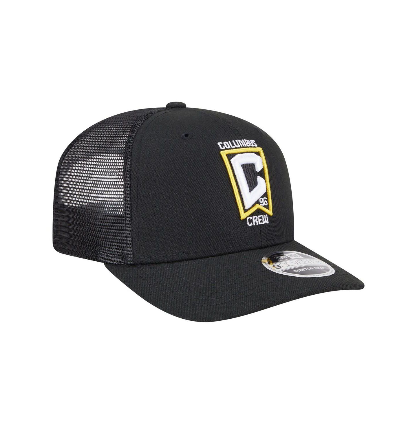Мужские головные уборы New Era Black Columbus Crew Jersey Hook 9SEVENTY Adjustable Hat — фото 3