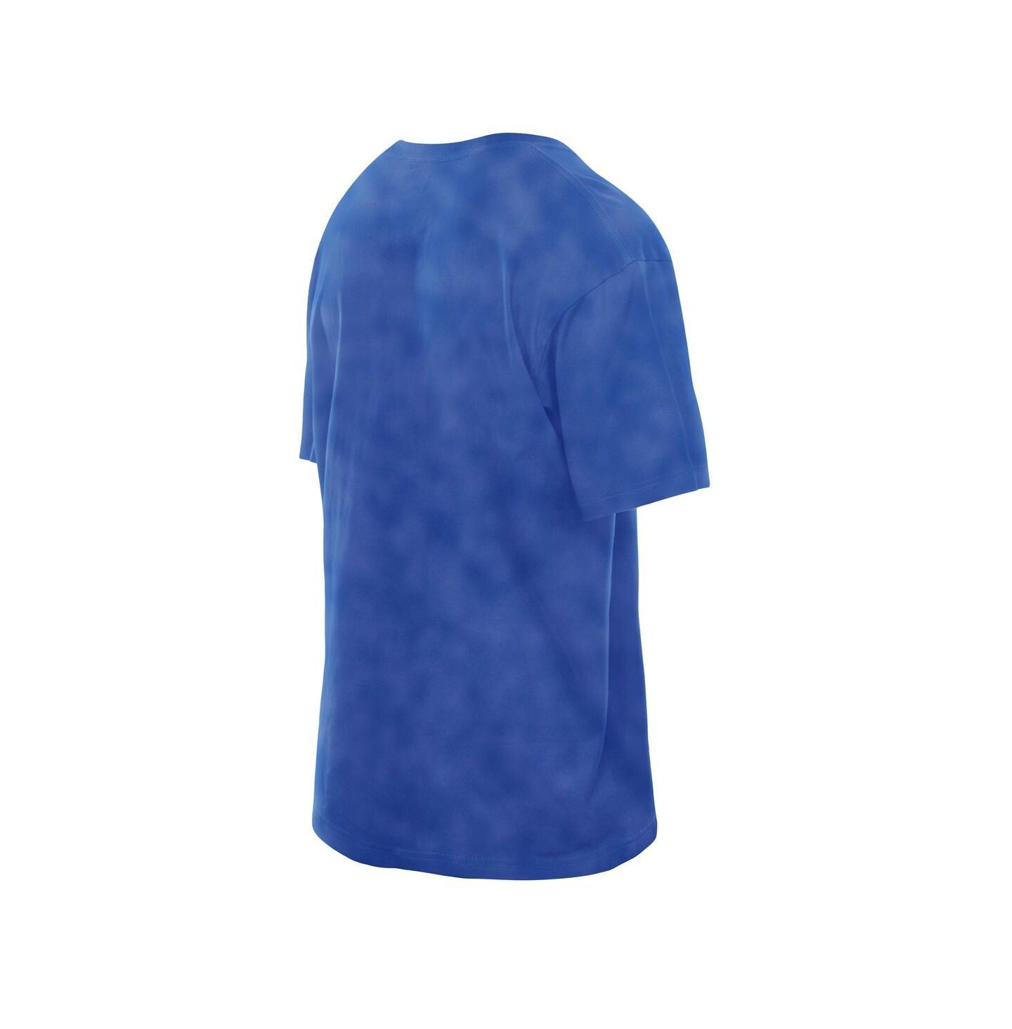 Мужская футболка New Era Royal Philadelphia 76ers Boxy Old School Sport Vintage Wash — фото 3