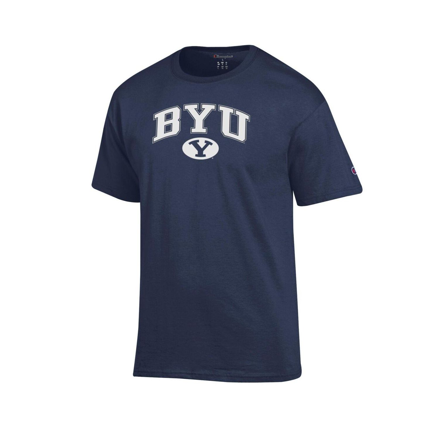 Men's Royal BYU Cougars Arched Logo T-Shirt