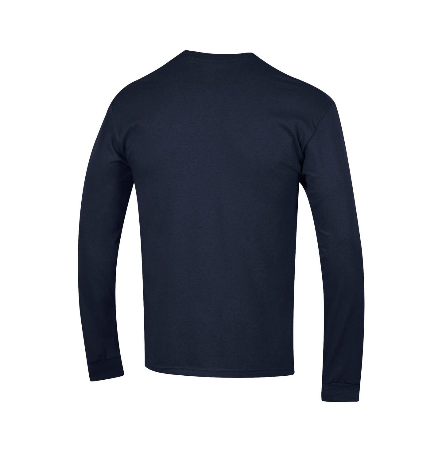 Мужская футболка Champion Navy Cal Bears Basic Arch Long Sleeve — фото 3