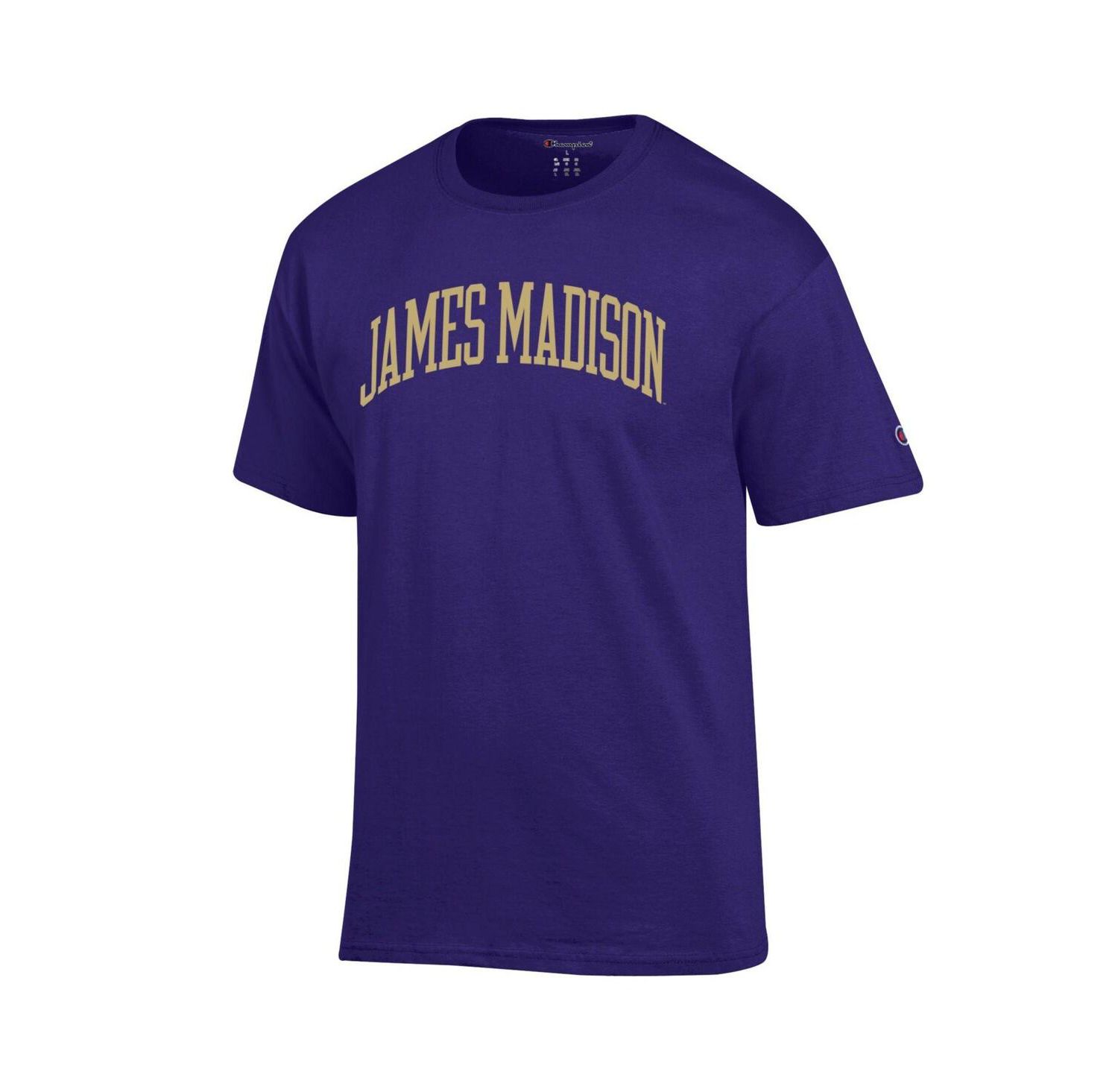 Men's Purple James Madison Dukes Basic Arch T-Shirt