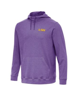 Men's Heather Purple LSU Tigers Cloud Pullover Hoodie