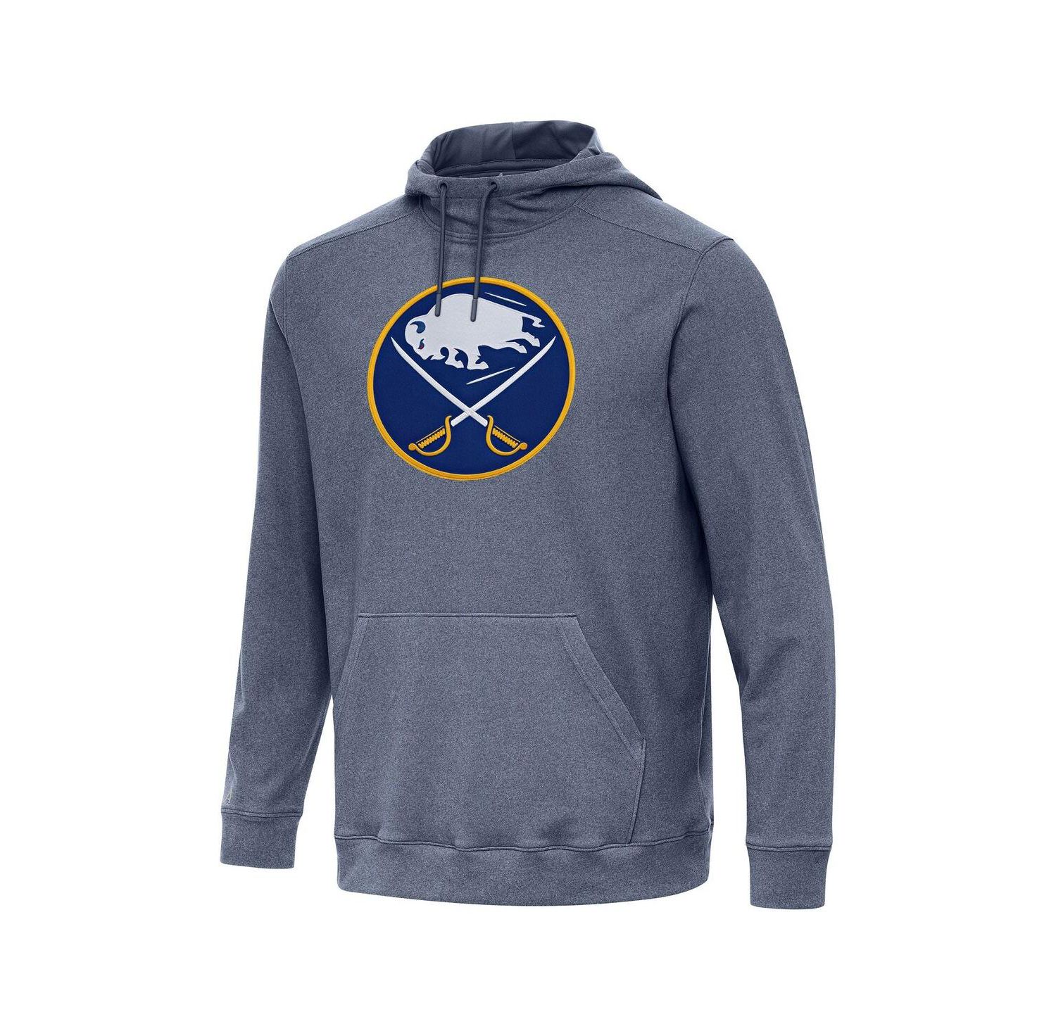 Men's Heather Navy Buffalo Sabres Cloud Pullover Hoodie