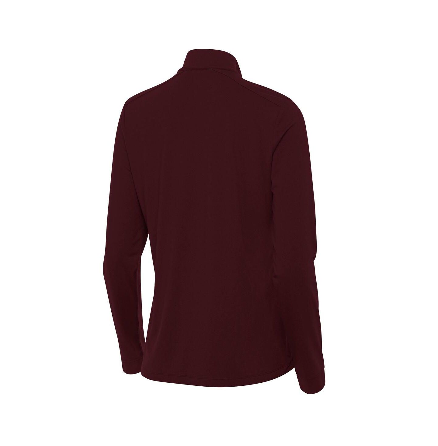 Женская толстовка Antigua Maroon Minnesota Golden Gophers Intent Quarter-Zip — фото 3