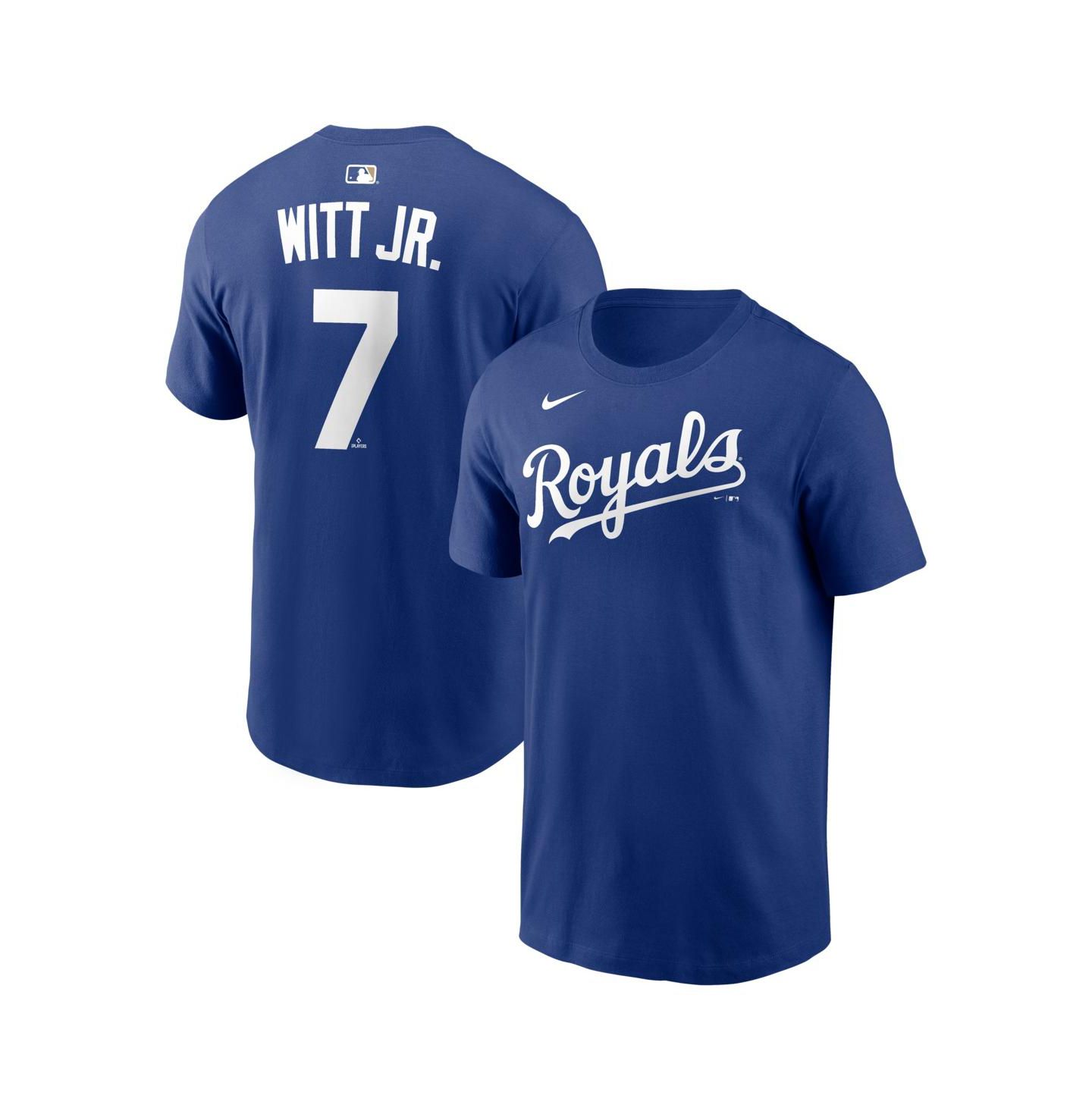 Мужская футболка Nike Bobby Witt Jr. Royal Kansas City Royals Name & Number — фото 1