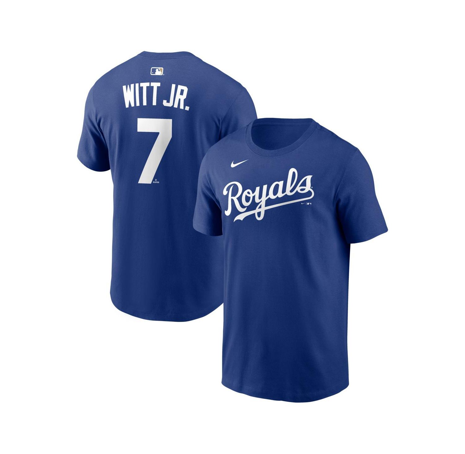 Men's Bobby Witt Jr. Royal Kansas City Royals Name & Number T-Shirt