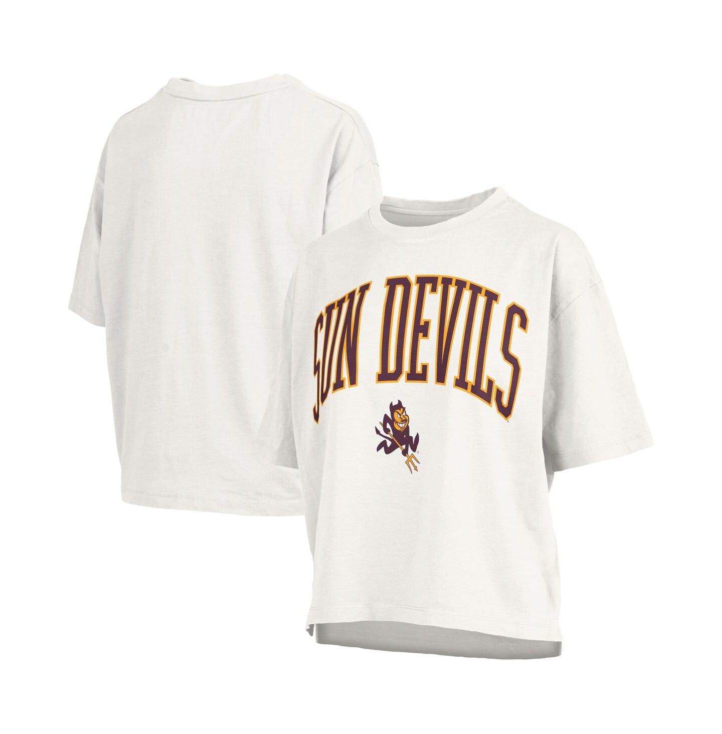 Женская футболка Pressbox White Arizona State Sun Devils Nelson — фото 1