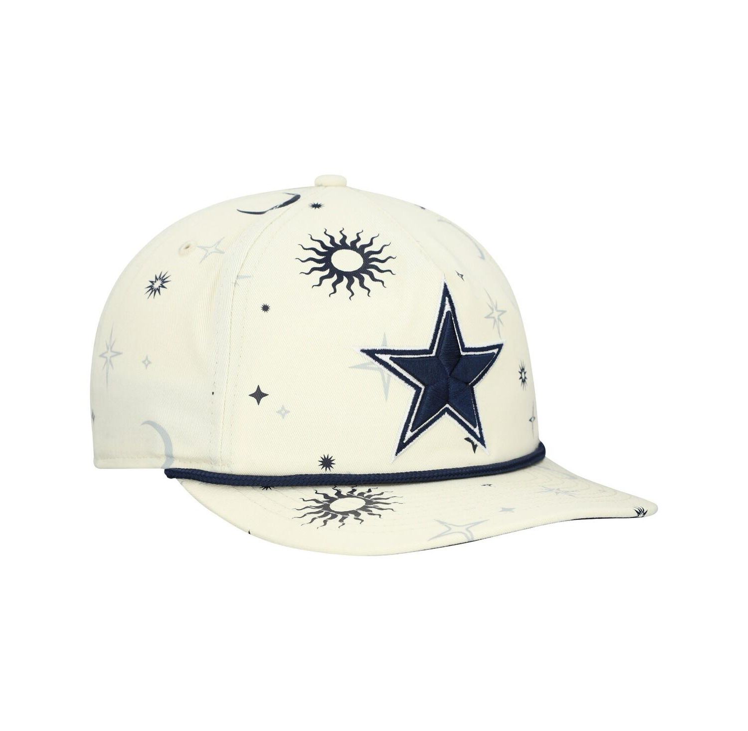 Men's Stone Dallas Cowboys Celestial Golfer Snapback Hat