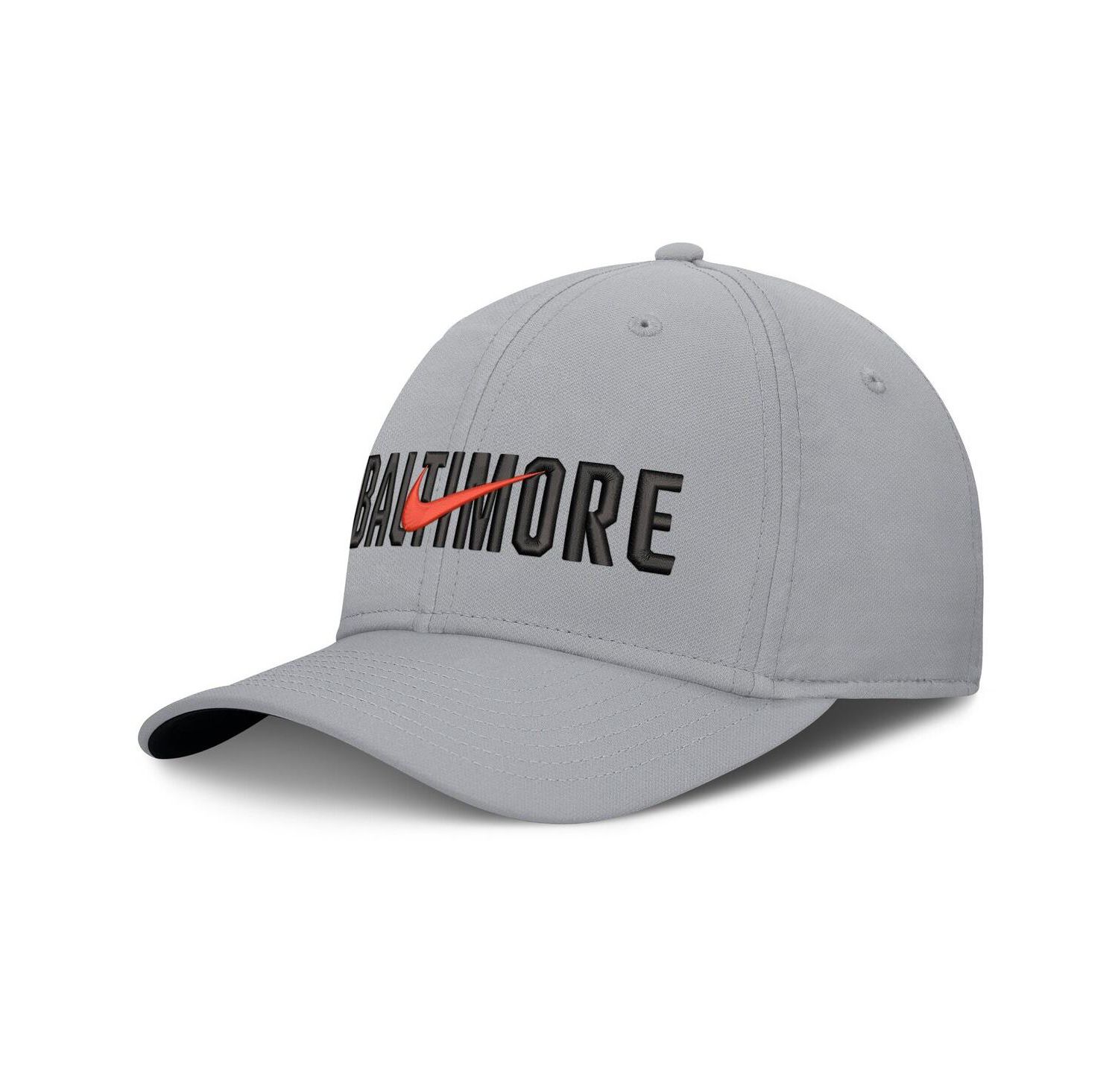 Men's Gray Baltimore Orioles Primetime Rise Dri-FIT Flex Hat