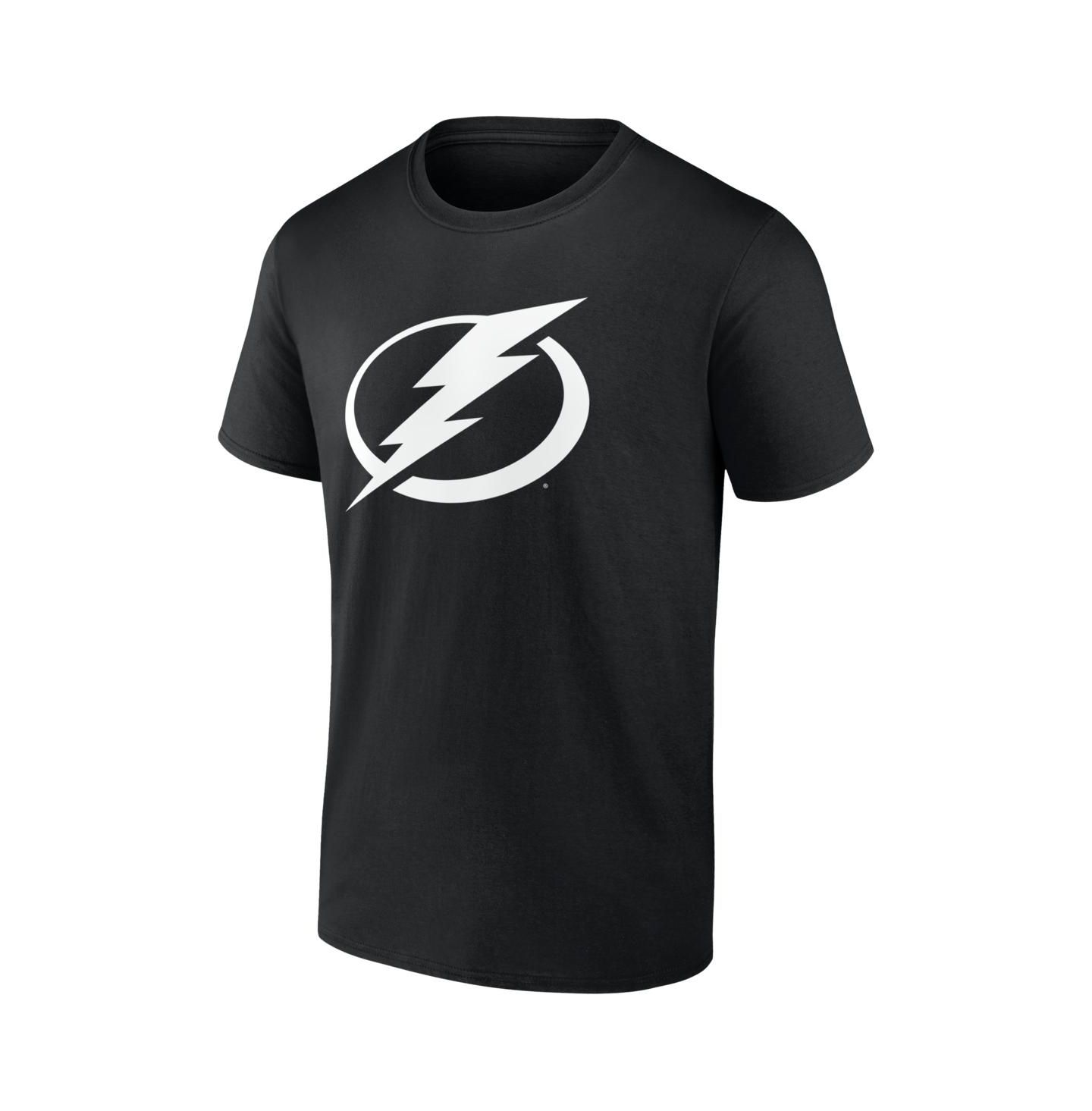 Мужская футболка Logo Athletic Black Tampa Bay Lightning Essential — фото 2