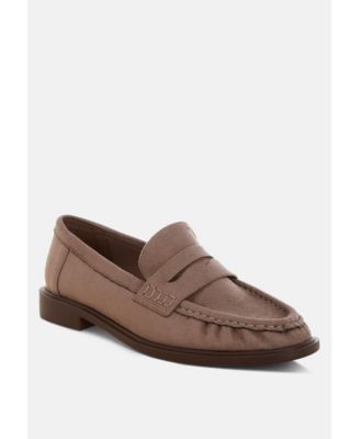 Women's Fhalko Penny Strap Low Block Heel Loafers