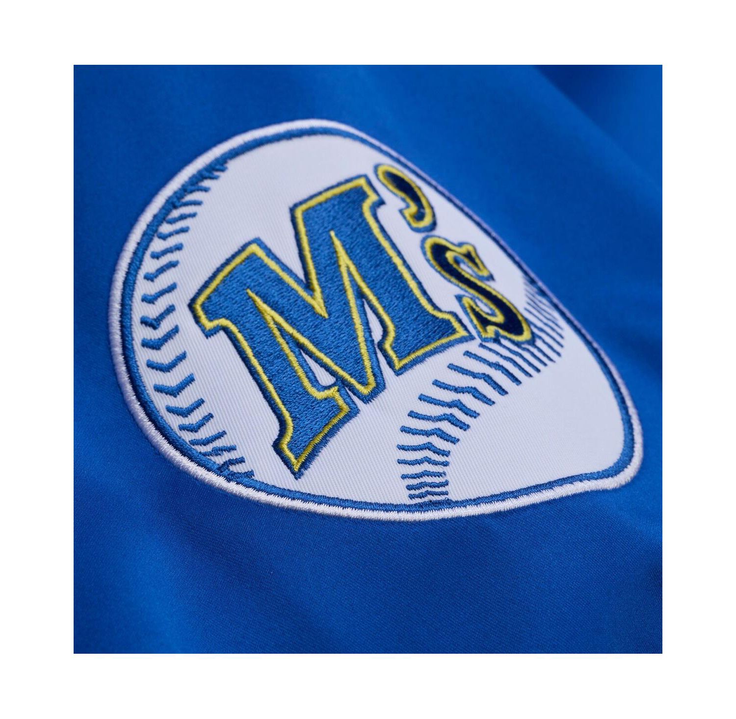 Men's Ken Griffey Jr. Royal Seattle Mariners Legends Collection Lightweight Satin Full-Snap Jacket