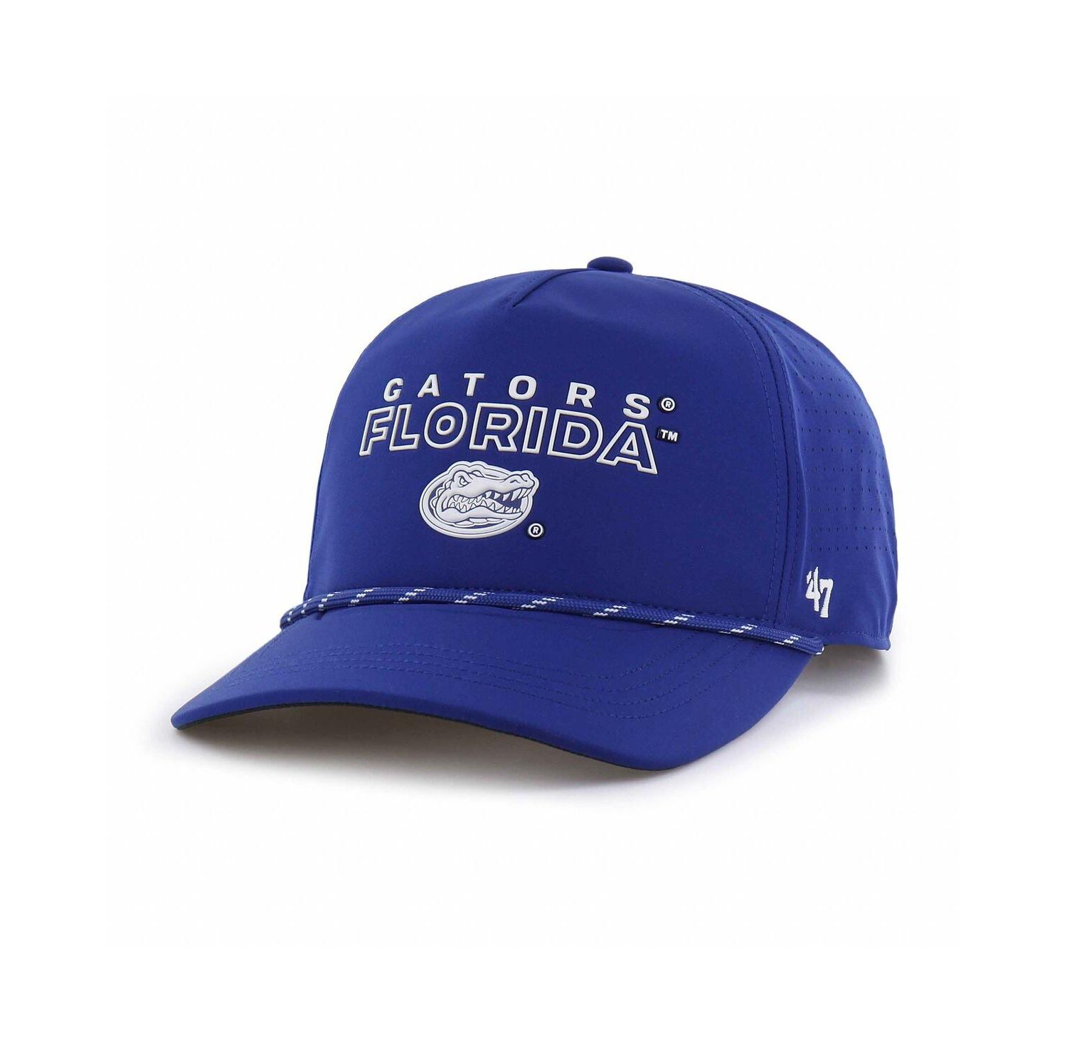 Men's Royal Florida Gators Forward Vent Hitch Rope Adjustable Hat