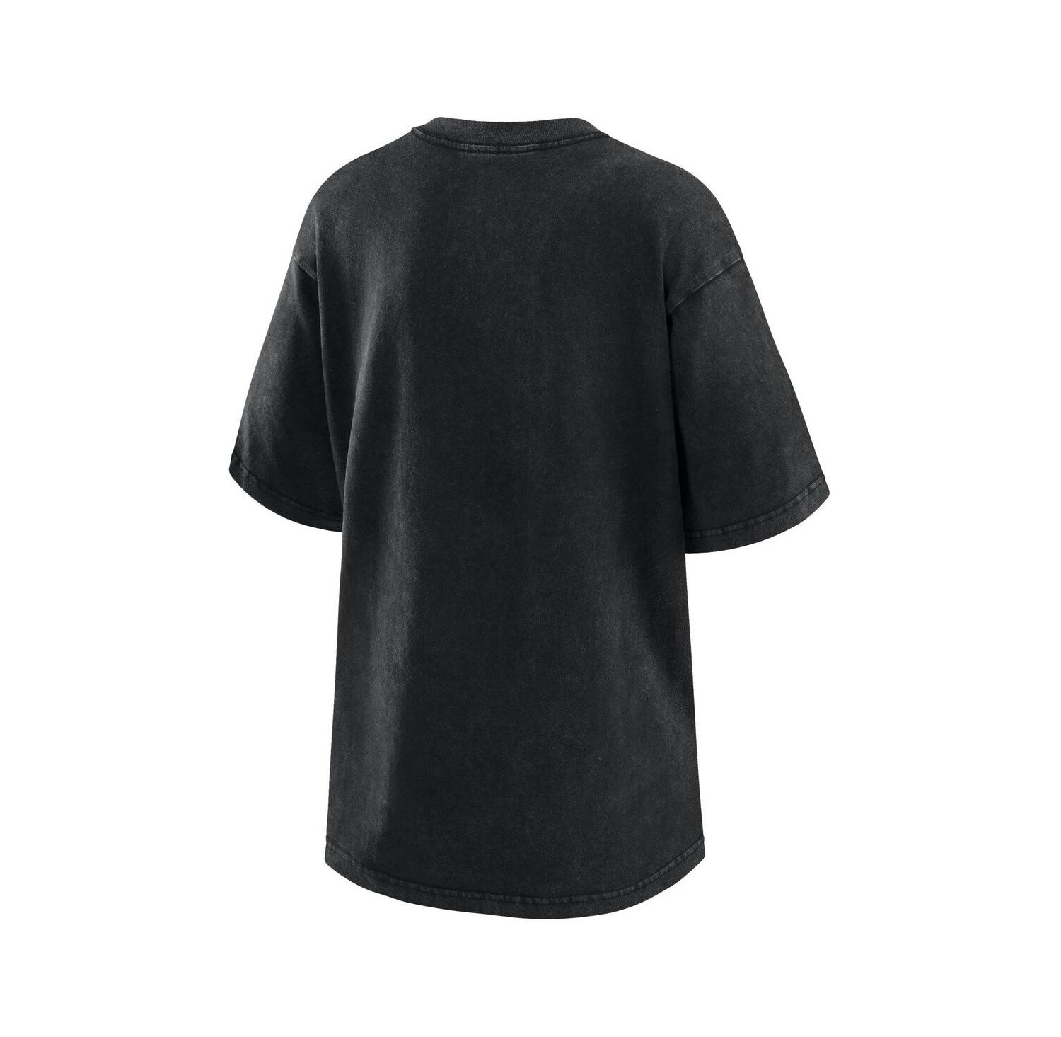 Women's Black Boston Red Sox Oversized Boyfriend T-Shirt