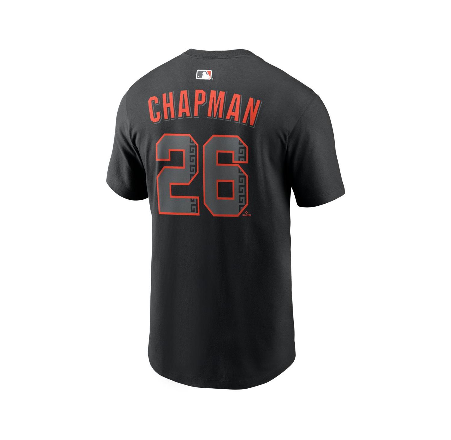 Men's Matt Chapman Black San Francisco Giants Alternate Name & Number T-Shirt